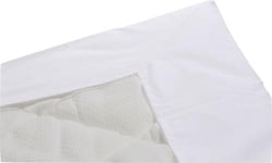 Kuvertlakan Percale Vit 105x200cm