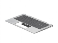 HP Privacy - Erstatningstastatur for bærbar PC - bakbelysning - Fransk - med toppdeksel - for EliteBook x360 1030 G7 (WWAN)