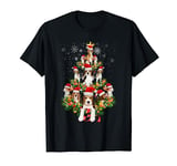 Beagle Christmas Tree Lights Pajama Dog Lover Puppies Beagle T-Shirt