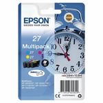 Genuine Epson 27 Alarm Clock Multipack Original Ink Cartridge T2705 C13T27054012
