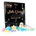 Christmas Womens Bath Advent Calendar Love Urban Beauty 12 Days of Bubbles Gift