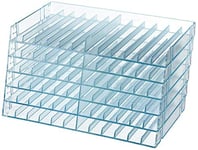 Crafter's Companion Ultimate Clear Alcohol Pen Stackable Storay Trays - Box of 6 - Easily Assembled - Perfect Desk Art Storage