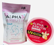 Alpha Arbutin Collagen Beauty Products- Collagen Body Serum & Arbutin Soap