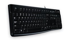 Logitech K10 Corded Keyboard :: 920-002489  (Data Input Devices > Keyboards) 
