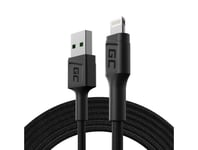 GC PowerStream | 1,2m Lightning Câble Nylon Chargeur Cable pour Apple iPhone 12 11 SE Pro/Max | iPhone X XR XS Max | iPhone 8 7 Plus | iPhone 6 6S 5 5C 5S Plus | iPad Air/Pro/Mini | iPod