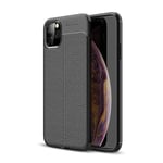 Apple iPhone 11 Pro Max Leather Texture Case Black