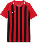 Nike Kids Football Trick Striped Division III Jersey SS Jersey, Red / Black, XS