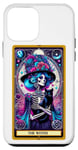 Coque pour iPhone 12 mini Witch Black Cat Tarot Carte Squelette Skelly Magic Spell Wicca
