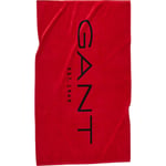Gant Home Est. 1949 Strandhåndkle 100x180 cm, Bright Red Klar Rød Organisk bomull