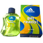 Adidas Men EDT Spray 100 ml Get Ready Eau De Toilette Fragrance Aftershave Man
