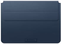 SwitchEasy EasyStand Leather Sleeve (Macbook 13/14") - Blå