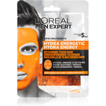 L’Oréal Paris Men Expert Hydra Energetic Fugtgivende ansigts sheetmaske til mænd 30 g