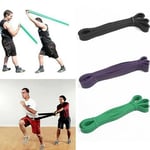 Heavy Duty Exercise Resistance Loop Set Bands Fitness Home Y Purple