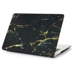 Macbook Pro 13.3 Inch Marble Deksel - Svart/Guld