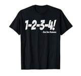 1-2-3-4! Punk Rock Countdown Tempo Funny T-Shirt