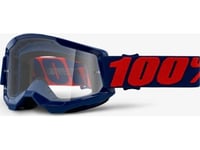 100% Glasögon 100% Strata 2 Masego (Transparent Anti-Fog Glas, Lt 88%-92%) (Ny)