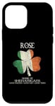 Coque pour iPhone 12 mini Rose nom famille Irlande maison irlandaise des shenanigans