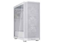 Silverstone Fara 514X, Midi Tower, Pc, Vit, Atx, Micro Atx, Mini-Itx, Plast, Stål, Spela