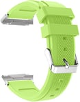 Simpleas Watch Strap compatible with Fitbit Ionic, Soft Silicone Narrow Slim Sport Replacement Wristband for Smart Watch (Green)