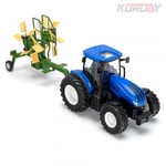 Korody 6637H Traktor med rotorhövändare RC RTR 1:24
