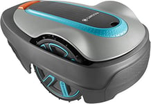 Gardena Sileno city: Robotic lawnmower up to 300m² lawn area, Bluetooth app available, cutting height 20-50 mm, LCD display, anti-theft protection, incl. Boundary wire, hook and connector (15005-28)