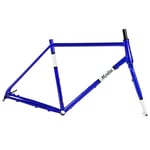 Merlin All-Road Steel Gravel 1X Frameset - Metallic Blue / White Black 50cm Blue/White/Black