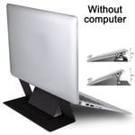 Portable Adjustable Laptop Invisible Stand Notebook Computer Hol B Black