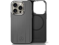 Mercedes Mehmp16x23suvsa Apple Iphone 16 Pro Max 6,9&Quot  Telefonskal Grå Silikon Vertikala Tonala Ränder Magsafe