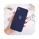 Colorful Love Heart Phone Case For iPhone 11 Pro X XR XS Max SE 2020 6 6S 7 8 Plus 5 SE Candy Color Soft TPU Back Cover-3209-For iPhone XR