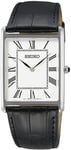 Seiko Klockarmband SWR049P1 Läder Svart 23mm