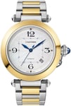 Cartier W2PA0009 Pasha De Cartier Hopea/18K keltakultaa Ø41 mm