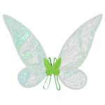 Fairy Wings För Vuxen Dress Up Glittrande skira vingar Halloween Fairy Kostym Ängla Vingar För Barn Flickor Kvinnor Green