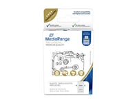 Mediarange Mrbtz121, Svart På Transparent, Kontinuerlig Etikett, Plast, Brother, P-Touch 1000, 1010, 1080, 1090, 1260Vp, 1280, 1280Dt, 1290, 1750, 1830Vp, 18R, 2030Vp, 2100Vp,..., 9 Mm