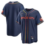 Nike x Houston Astros Space City Baseball Jersey RRP £110 Blue Size XXL NWT