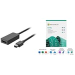 Surface Mini DisplayPort to HDMI Adapter + Microsoft 365 Family | Box