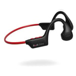 RockShine Casque Conduction OpenAir - Bluetooth, Rechargeable, conçu pour Les activités Sportives et de Fitness - Profitez de l'audio Tout en restant conscient de Votre Environnement (Rouge)