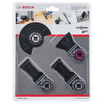 Bosch Professional 4-Piece Starlock Multitool Set for Floor and Installation (Accessories Multitool) , 28.1cm x 22cm x 2cm