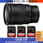 Nikon Z 24-70mm f/2.8 S + 3 SanDisk 128GB UHS-II 300 MB/s + Guide PDF ""20 TECHNIQUES POUR RÉUSSIR VOS PHOTOS