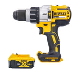 DeWalt DCD996 18V XRP Brushless Hammer Combi Drill With 1 x DCB184 5.0Ah Battery