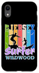 iPhone XR New Jersey Surfer Wildwood NJ Surfing Beach Vacation Case