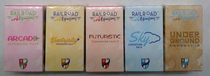 SET OF 5 RAILROAD INK BOARD GAME EXPANSIONS BRAND NEW