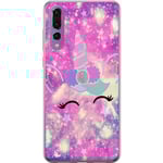 Huawei P20 Pro Transparent Mobilskal Glad Enhörning