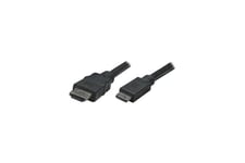 Manhattan 304955 HDMI-kabel 1,8 m HDMI Type A (Standard) HDMI Type C (Mini) Sort