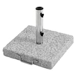 Mito parasollfot med hjul granit grov 30 kg