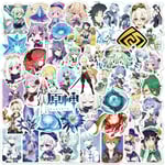 50 Kamisama Love anime-klistermärken för bärbara datorer, stötfångare, skateboard, vattenflaskor, datorer, telefoner Genshin Impact