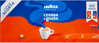 20 X Lavazza Crema E Gusto Forte Stong Ground Italian Coffee Espresso 250G