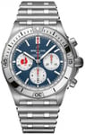 Breitling AB0134A81C1A1 Chronomat B01 42 Six Nation Blå/Stål Ø42 mm