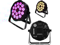 Light4me Reflector Scene Projector Led Colorofon Disco Par 18X12w Rgbwa-Uv Dmx