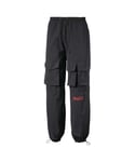 Puma Mens Woven Alteration Track Pants Cargo Style Joggers 579881 01 - Black Textile - Size Small