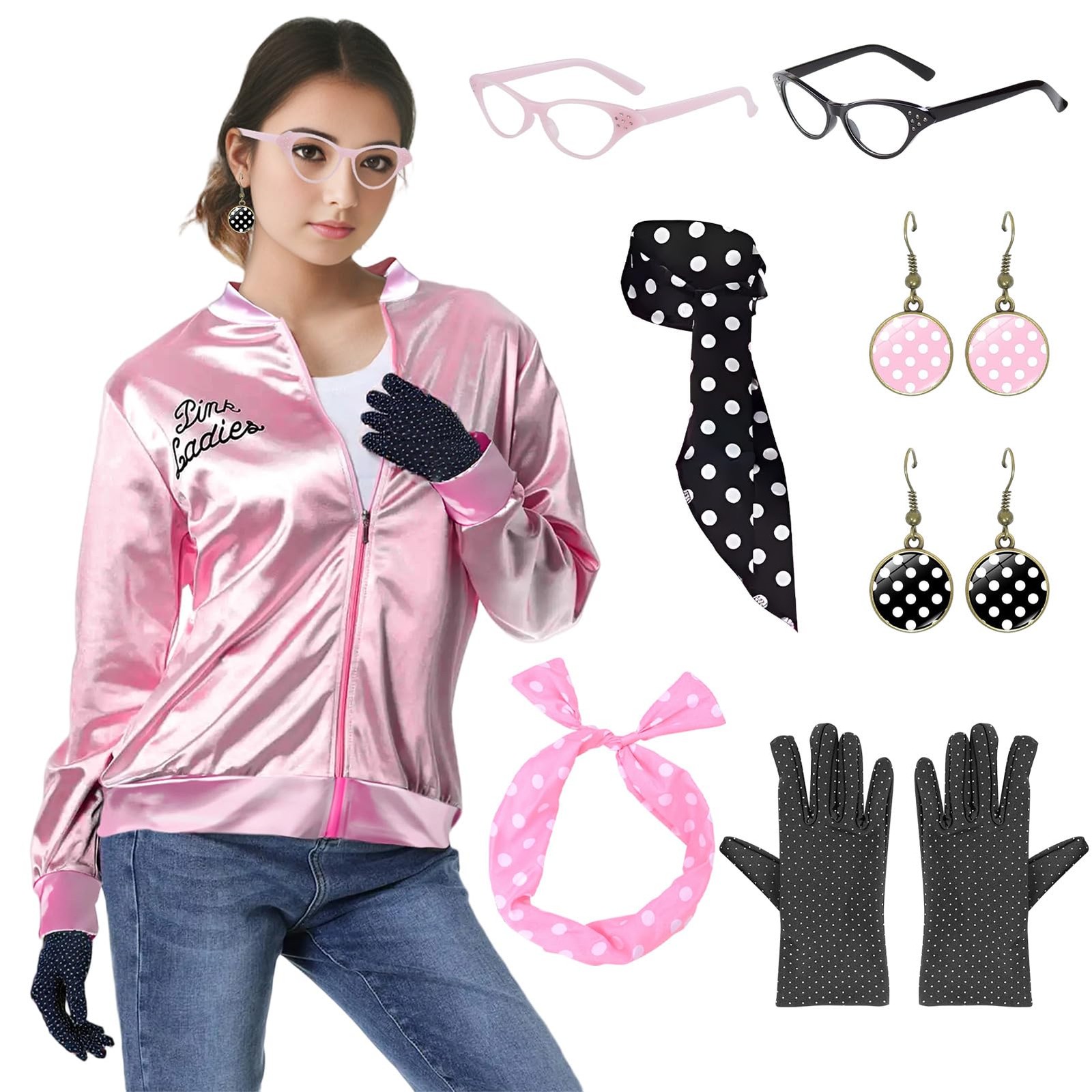 grease fancy dress costumes uk Grease the Movie Frenchy Fancy Dress Costume from Smiffys 36105